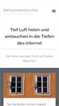 Mobile Screenshot of netzperlentaucher.de