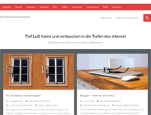 Tablet Screenshot of netzperlentaucher.de